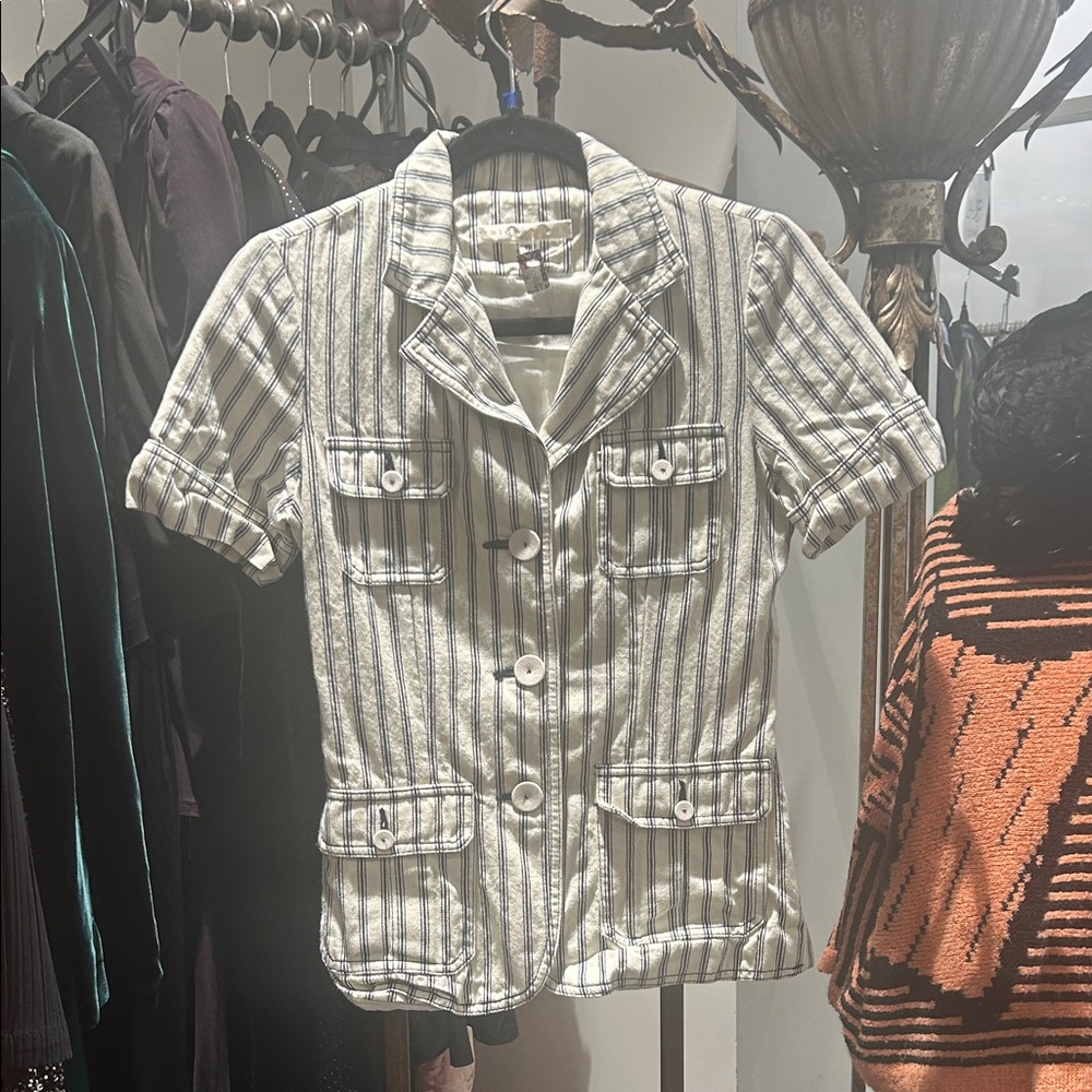 Erica Tanov stripped summer jacket